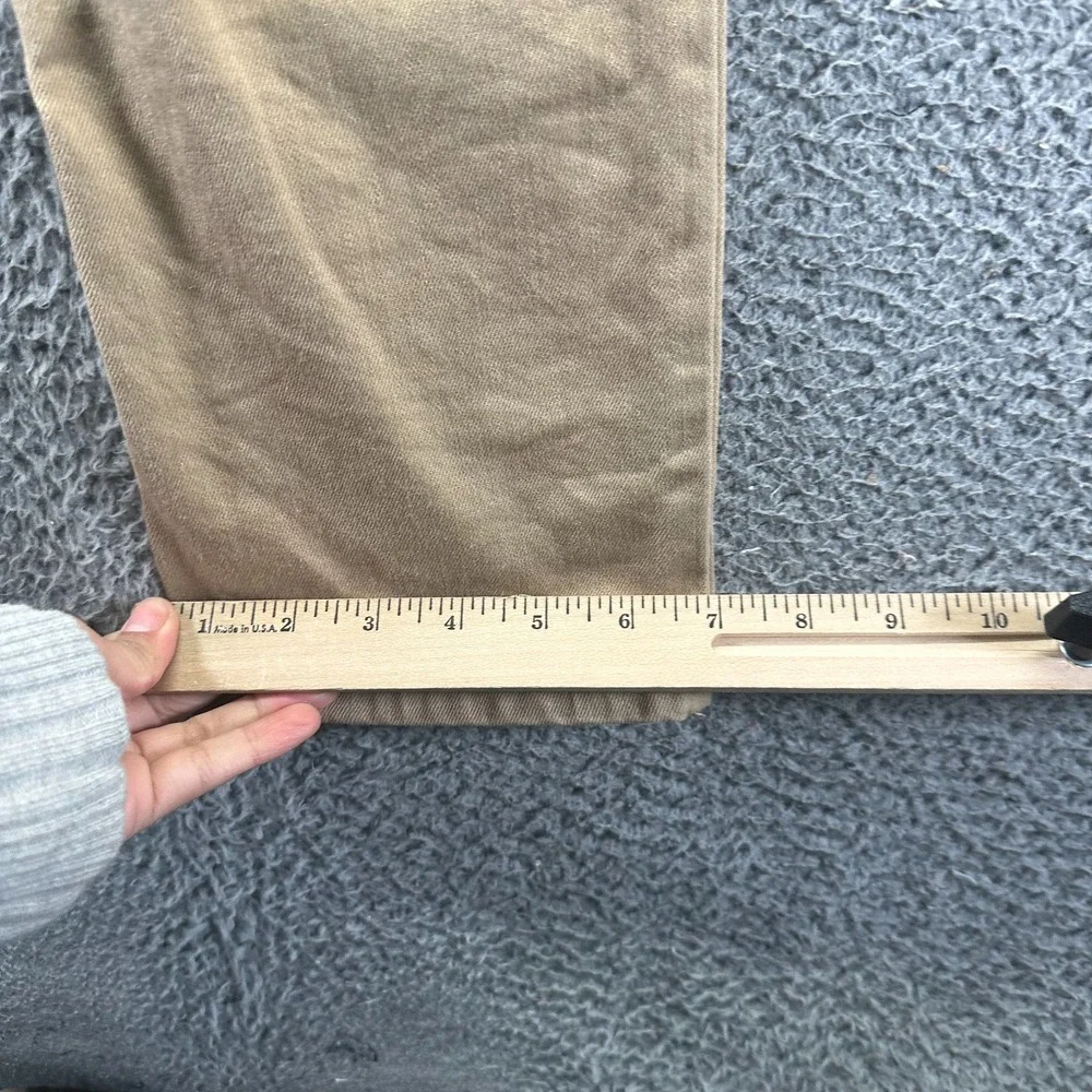 Wonder Nation Jeans Boys 16 Brown Cotton Denim Straight‎ Slim Workwear Stretch